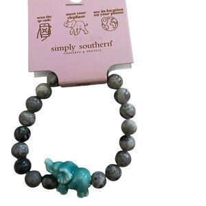 Simply Southern Elephant Tracker Bracelet NWT